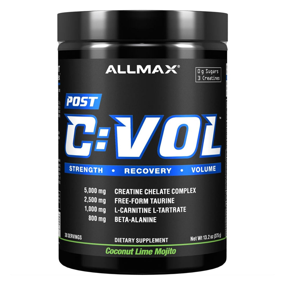 Front packaging of ALLMAX C:VOL Coconut Lime Mojito 375g