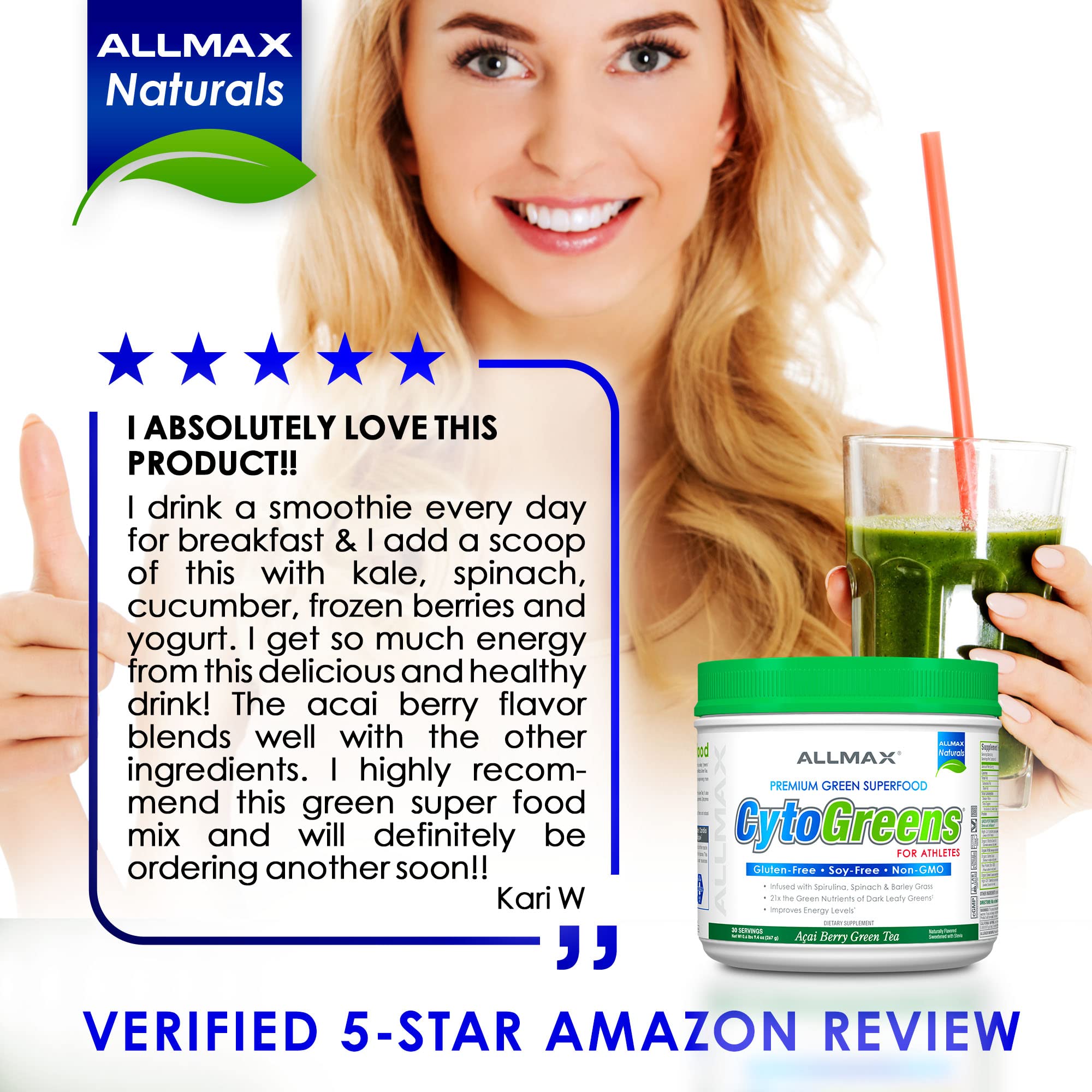 Chlorella and Japanese Matcha Green Tea ingredients