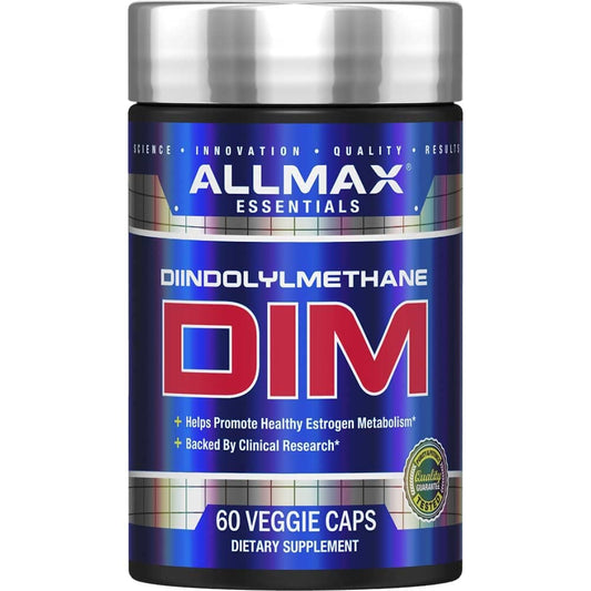 ALLMAX Essentials DIM bottle with 60 veggie capsules