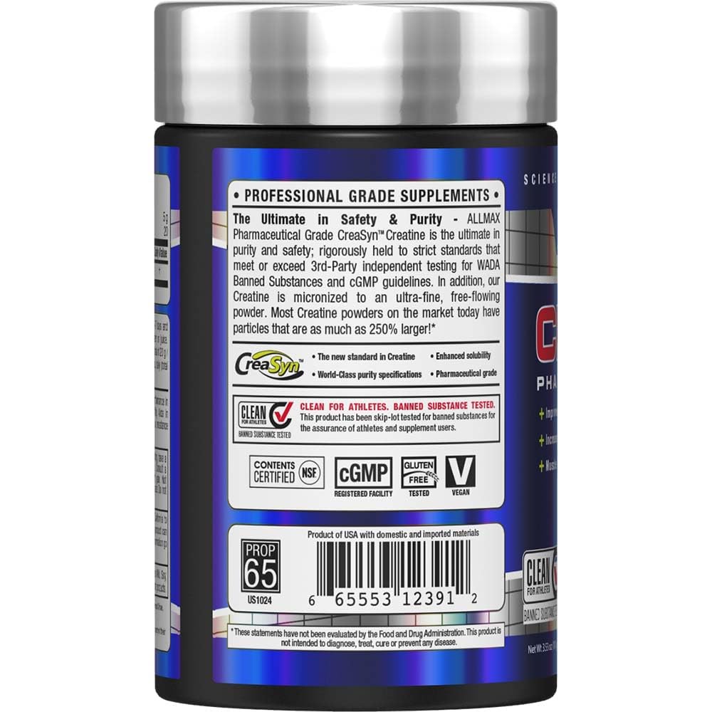 Micronized creatine dissolving in liquid