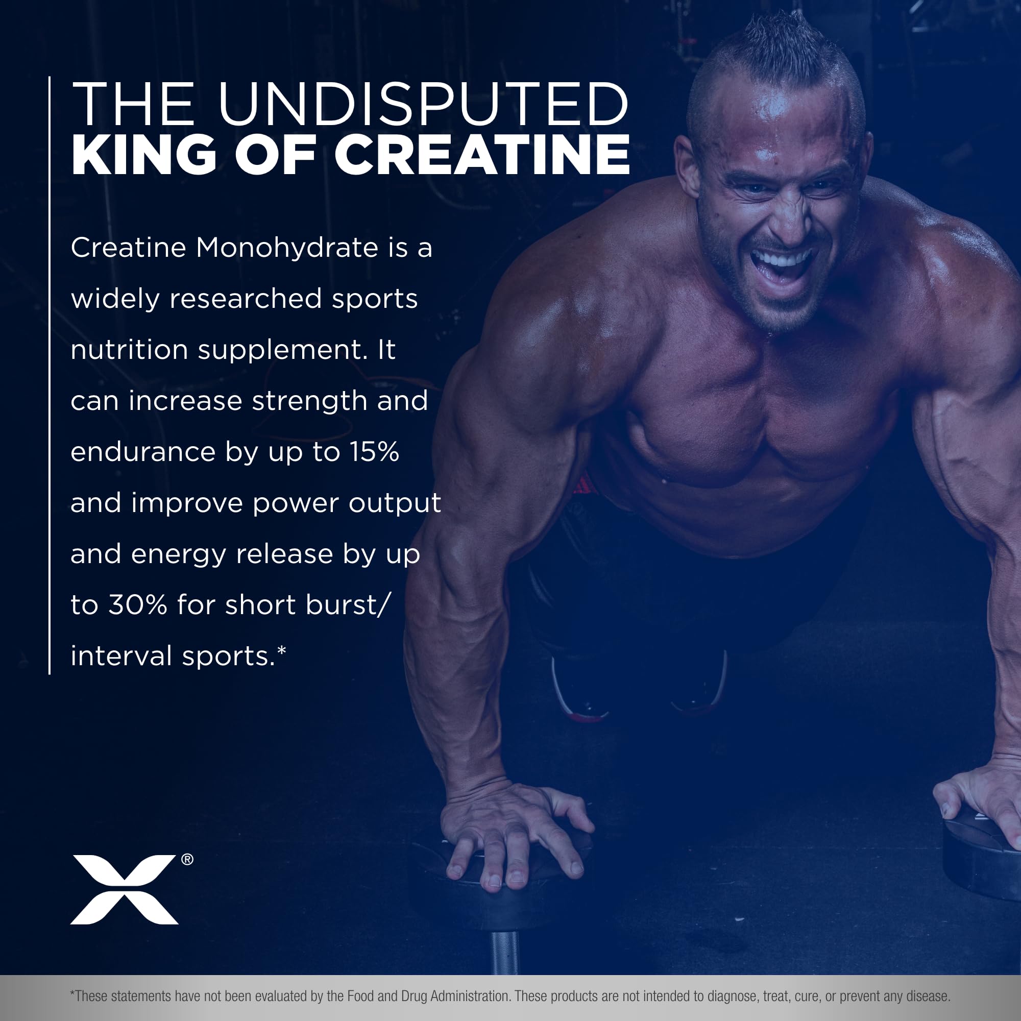 Vegan and gluten-free labeling on Allmax Creatine
