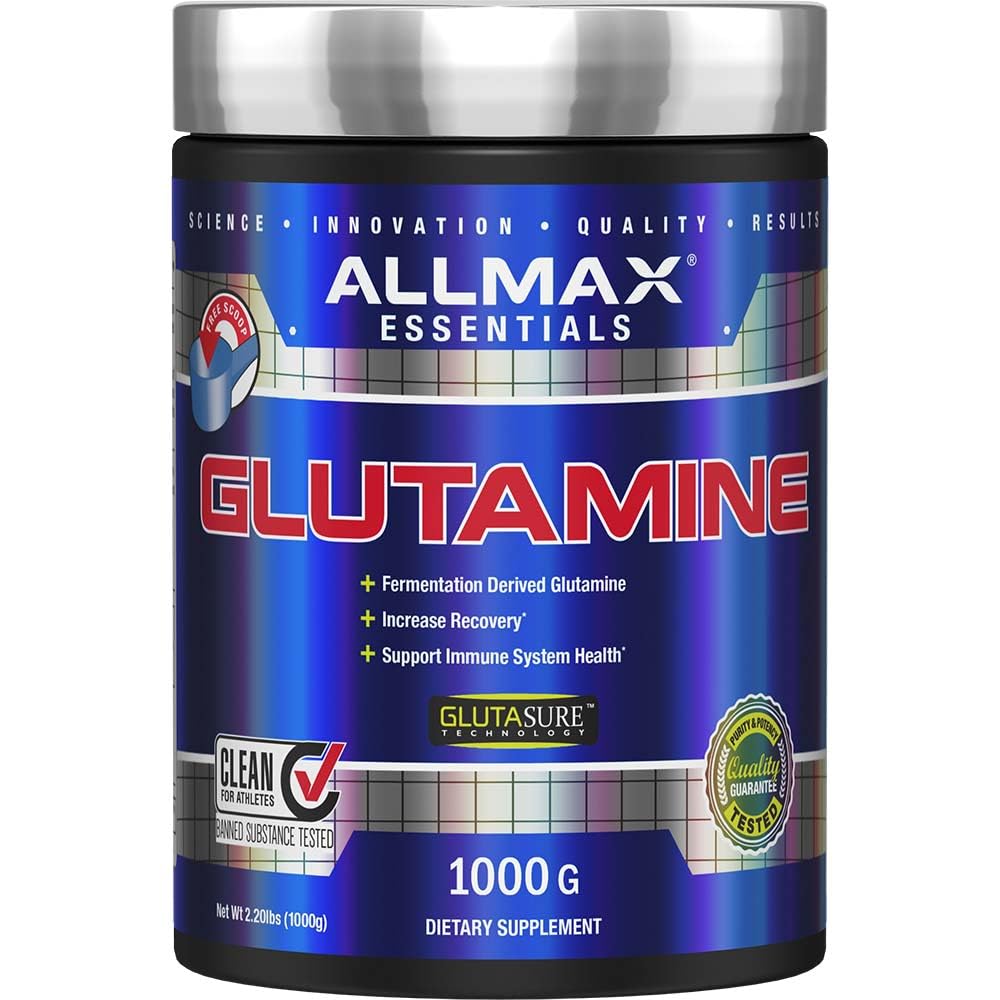 ALLMAX L-Glutamine powder container 1000g