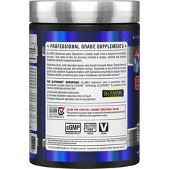 Fine white L-Glutamine powder demonstrating GLUTASURE particle size
