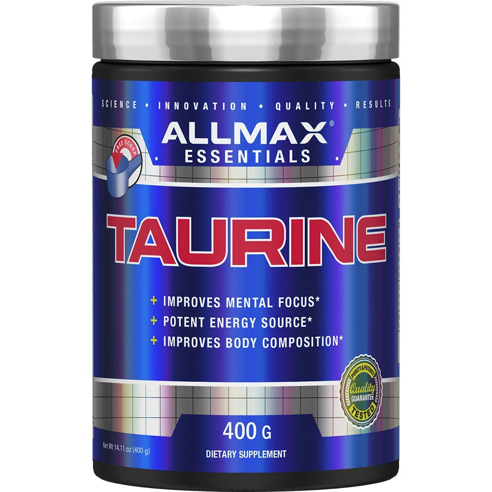 ALLMAX Taurine 400 g powder front label