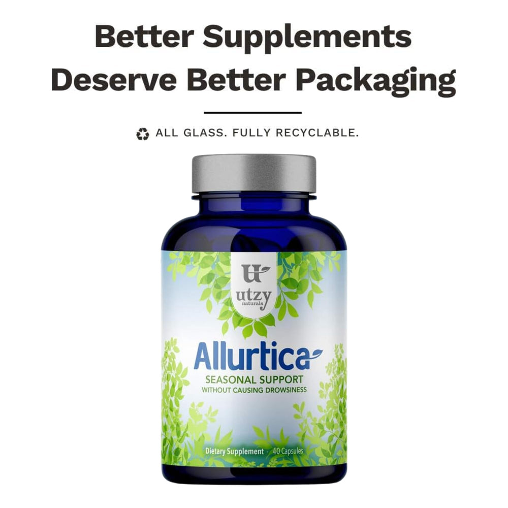 Close-up of Allurtica vegetarian capsules