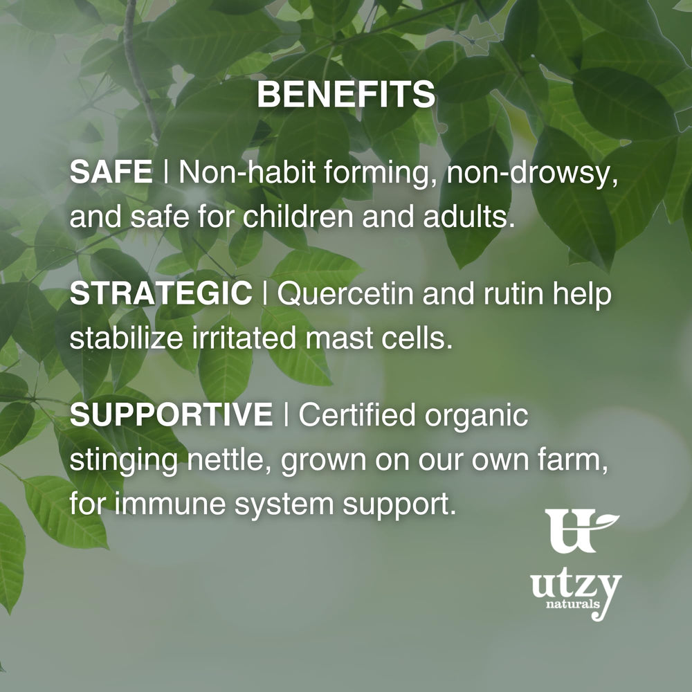 Illustration of histamine support components in Allurtica