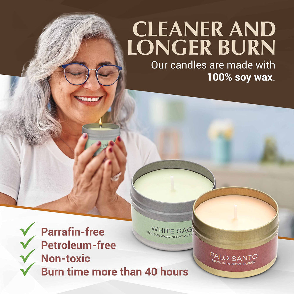 Gift-ready box image for Almeara Sage & Palo Santo candles