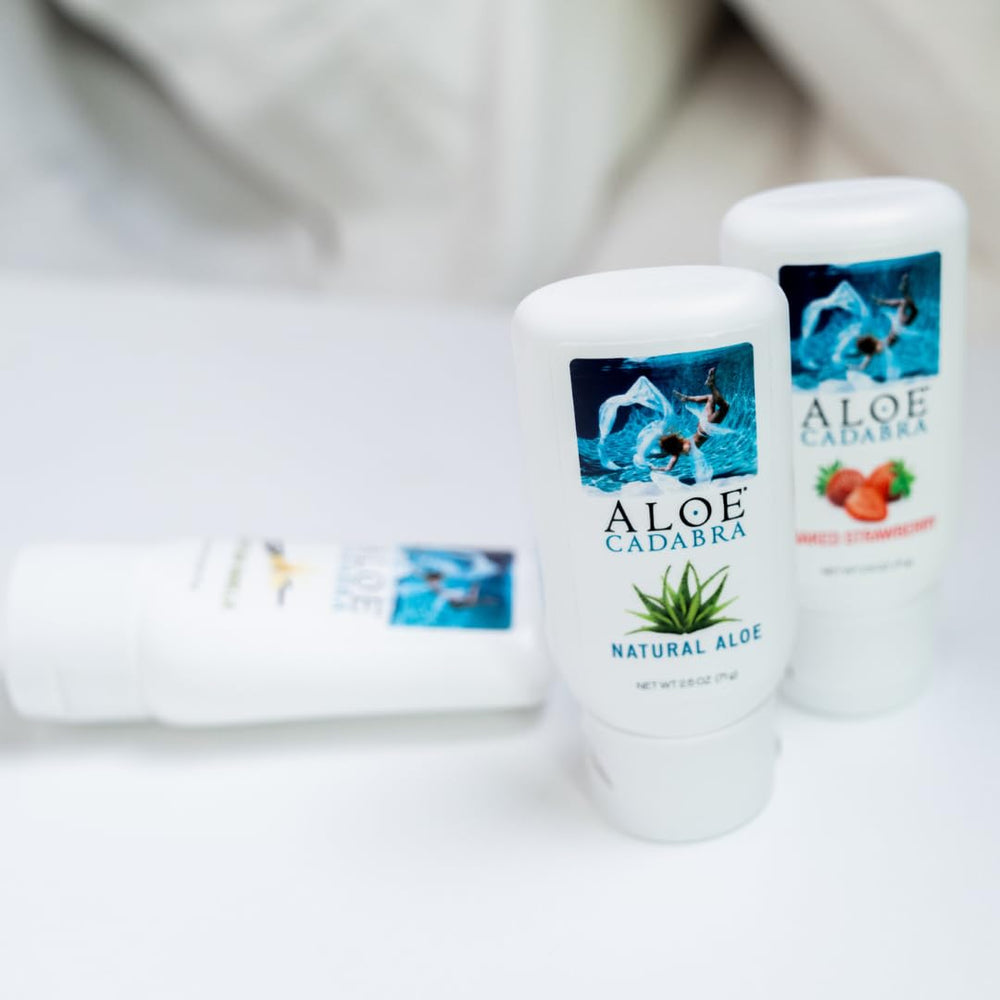 Aloe Cadabra texture closeup shows silky, lightweight water-based formula for comfortable hydration