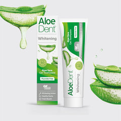 Aloe Dent bundle packaging with toothpaste