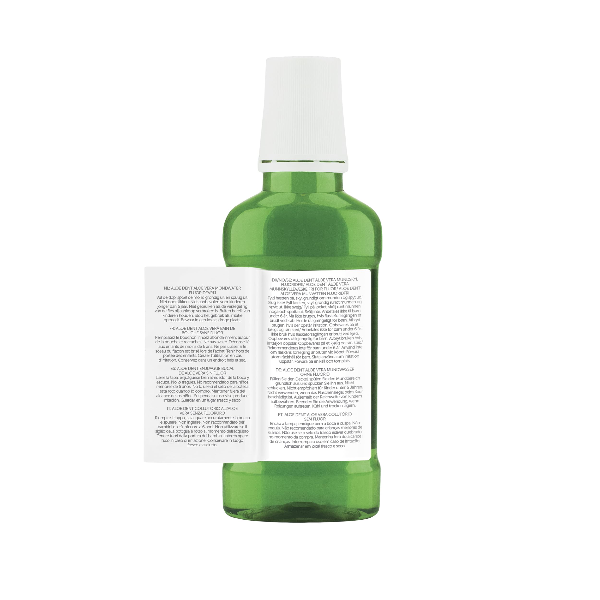 Minty finish with peppermint oil and tea tree
