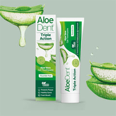 Toothpaste tube with fresh mint leaves