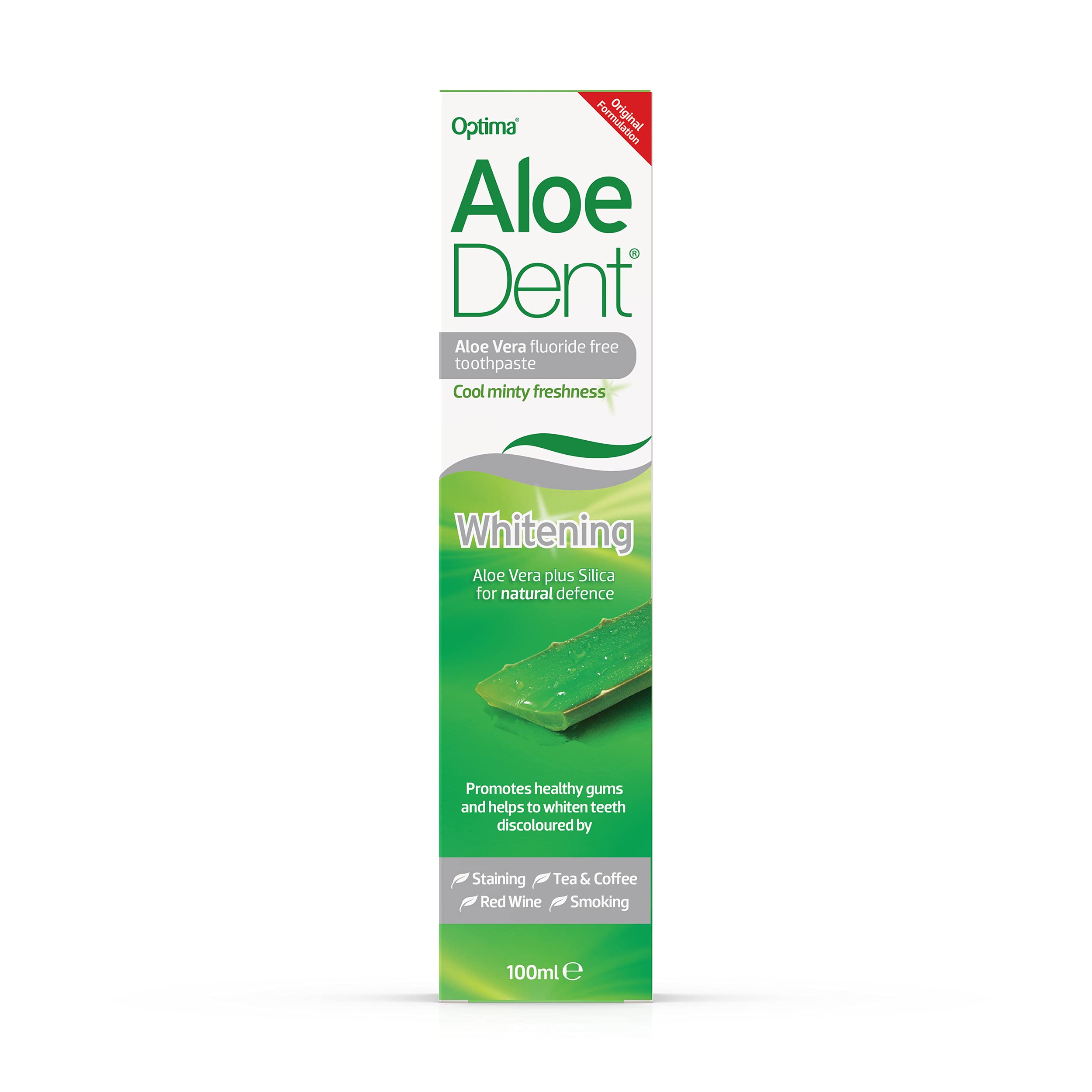 Packaging box for AloeDent Whitening toothpaste Pack of 3