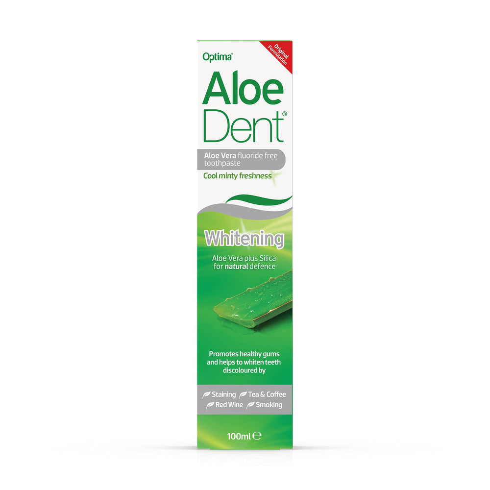 Packaging box for AloeDent Whitening toothpaste Pack of 3