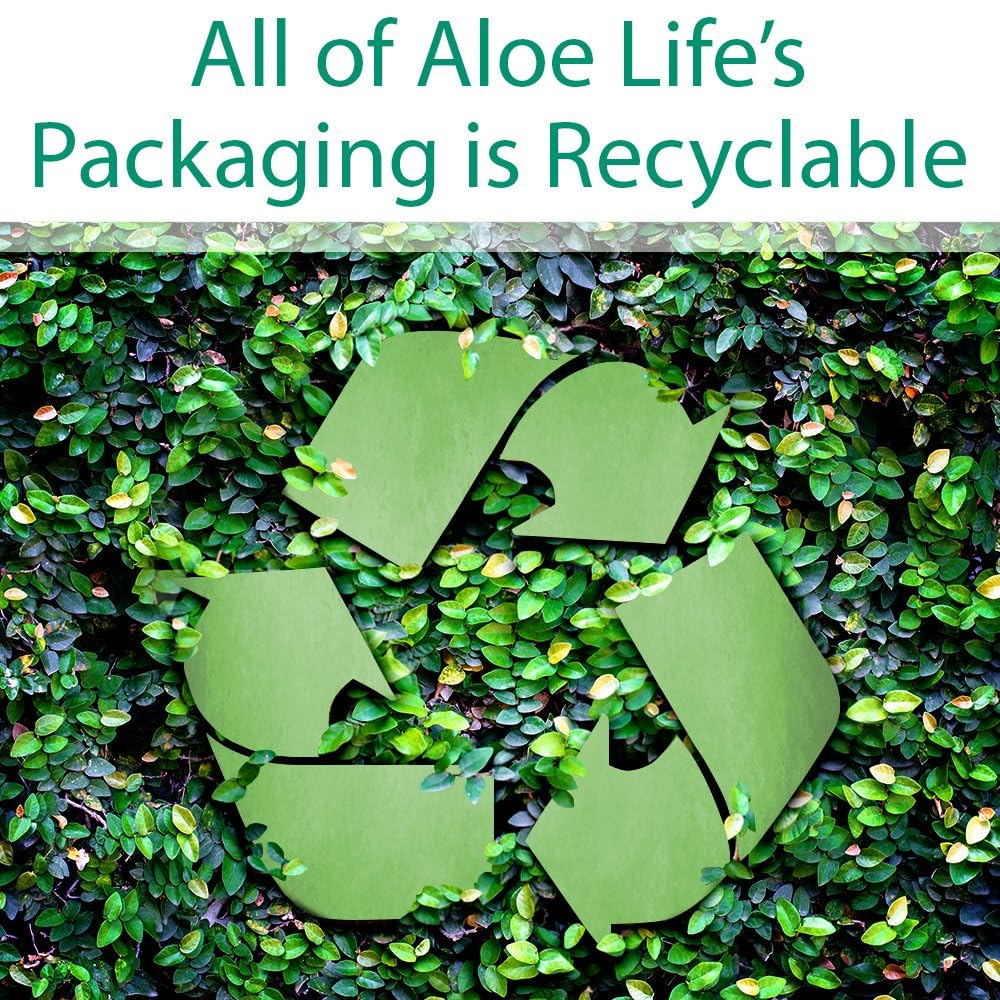 Back of Aloe Life 2-pack packaging