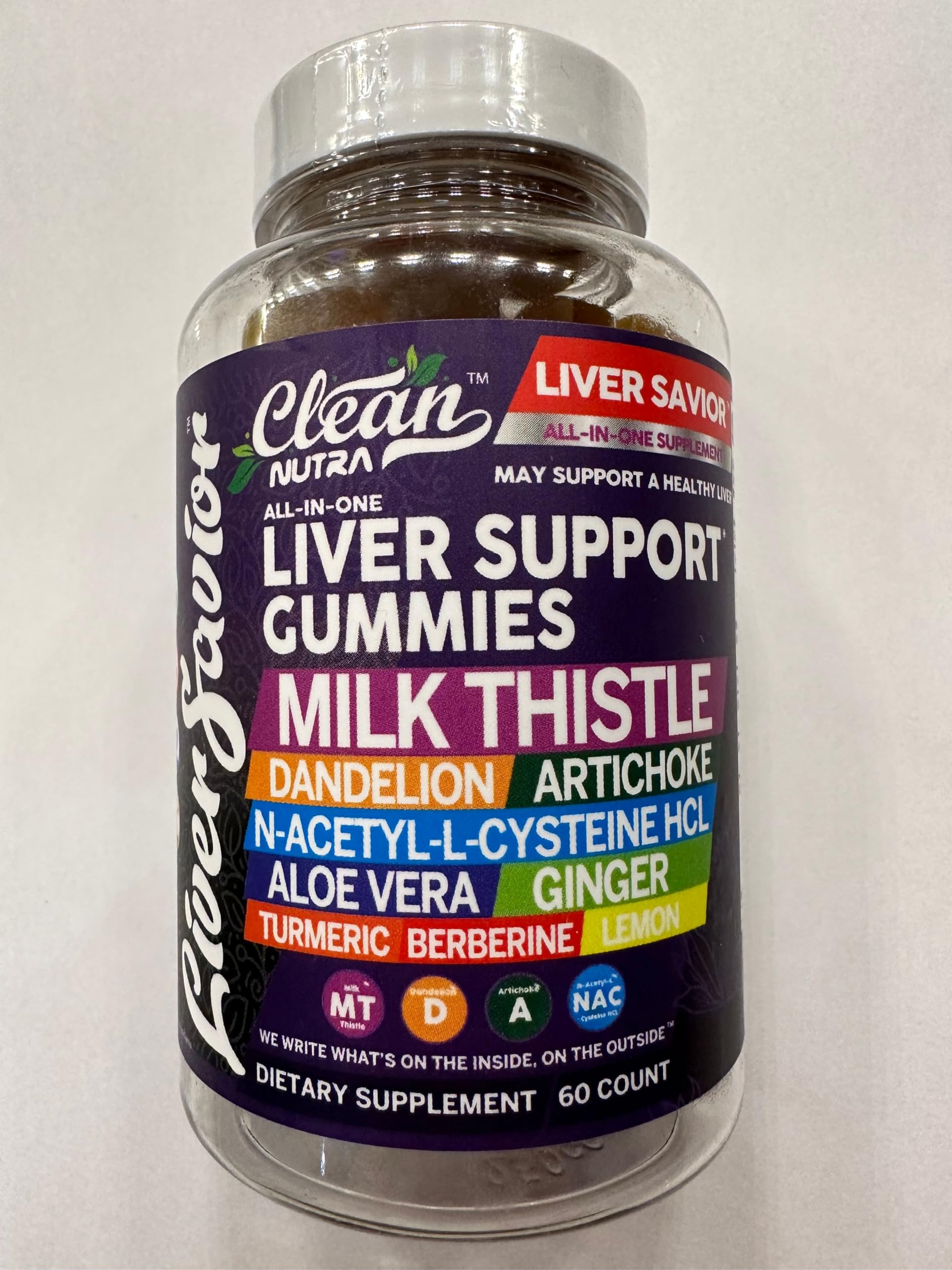 Aloe vera, ginger, and turmeric liver health gummies