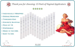 Aloe Cadabra easy-to-use disposable vaginal applicator in a compact pack.