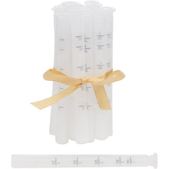 Aloe Cadabra individually wrapped disposable vaginal applicator for hygienic storage.