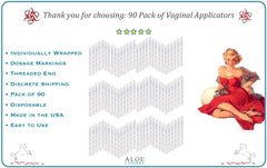 Aloe Cadabra individually wrapped applicators ensure clean, single-use convenience.