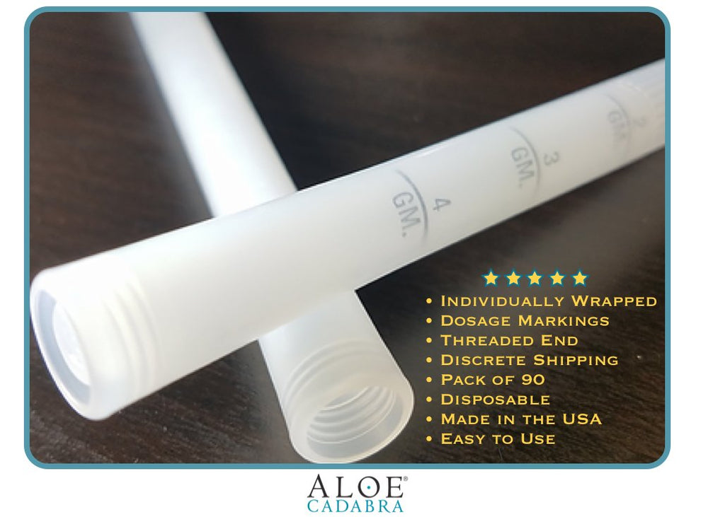 Aloe Cadabra easy-use disposable applicators for versatile vaginal care.