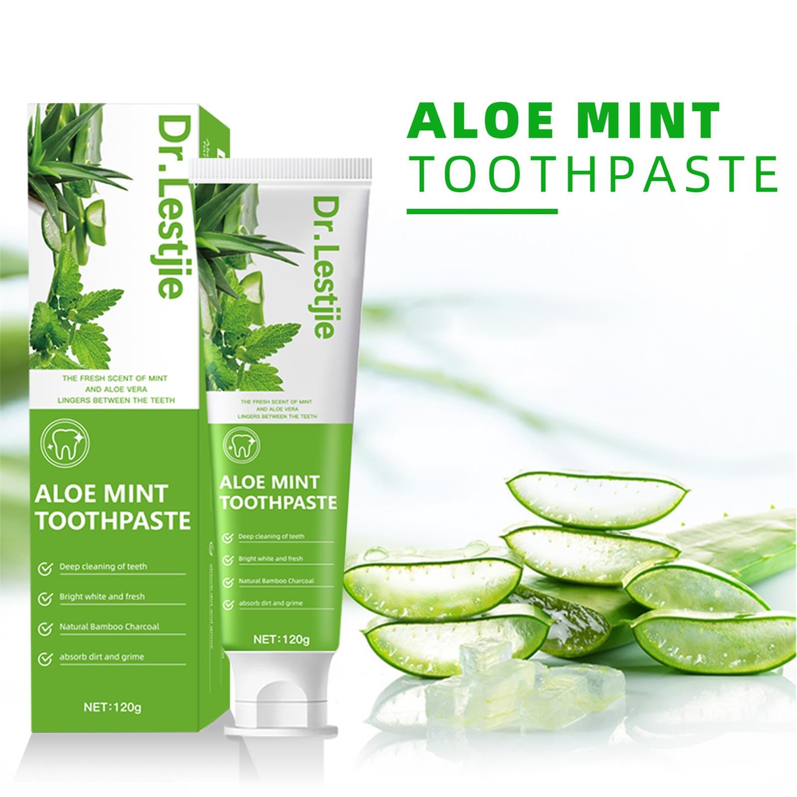 Minty fresh breath effect after brushing