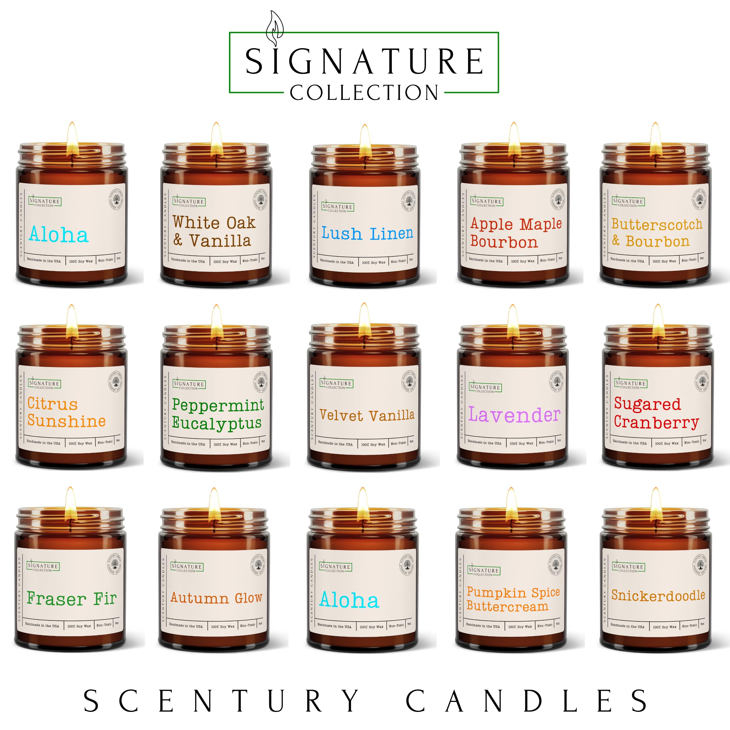 Aloha scented candle