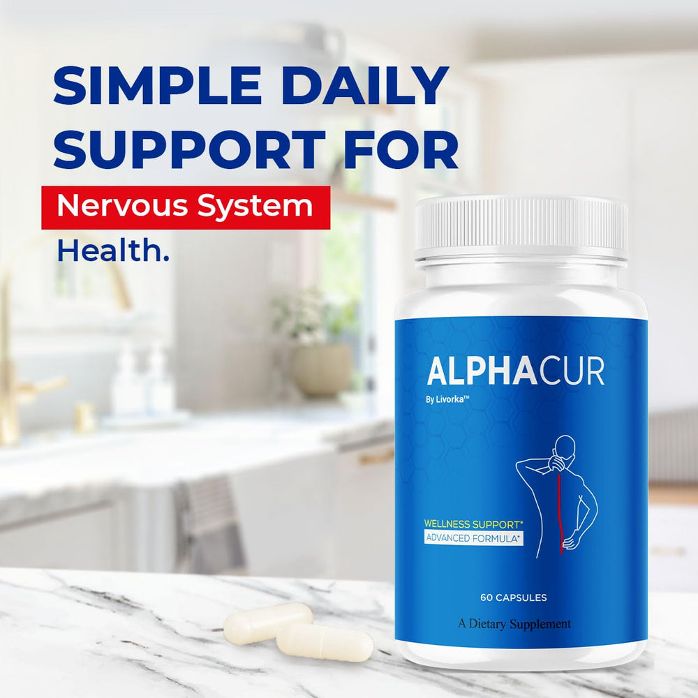 Natural nerve support formula by Alpha Cur