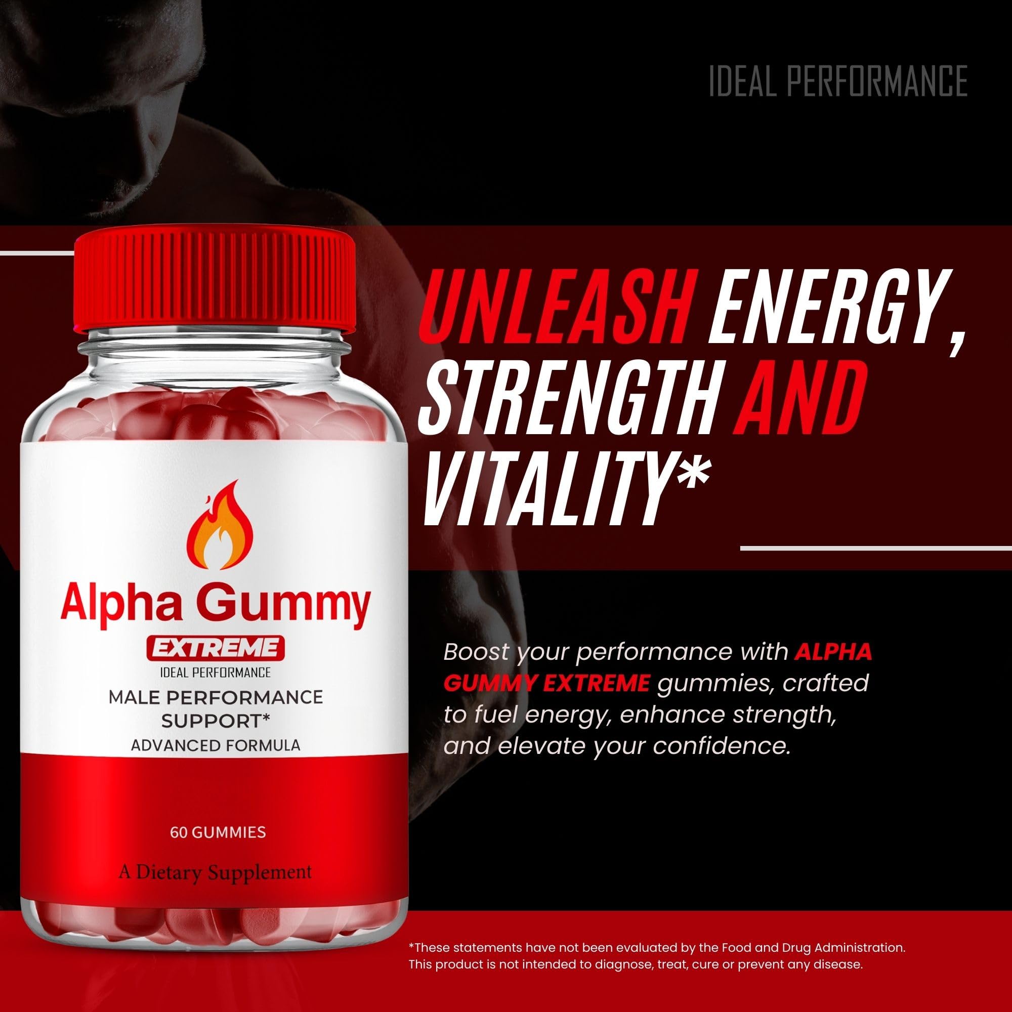 All-natural ingredients illustration for Alpha Gummies