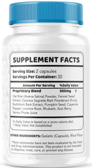 Side view of Alpha Labs capsules bottle