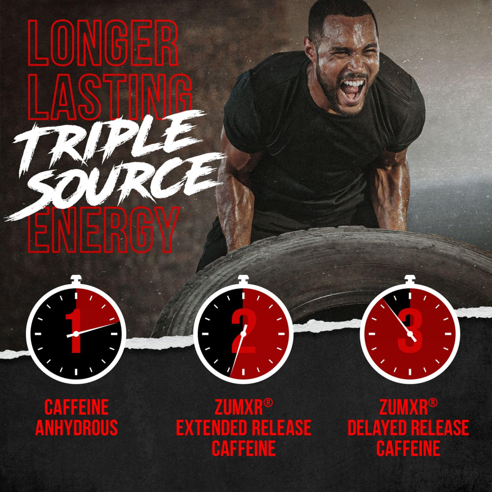 Scoop of ALPHA LION Burn powder beside container