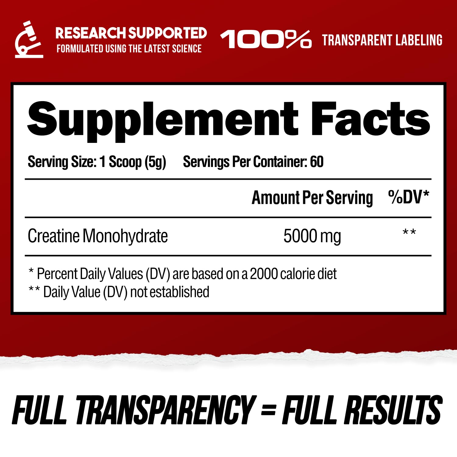 Creatine monohydrate powder being poured into a shaker, unflavored