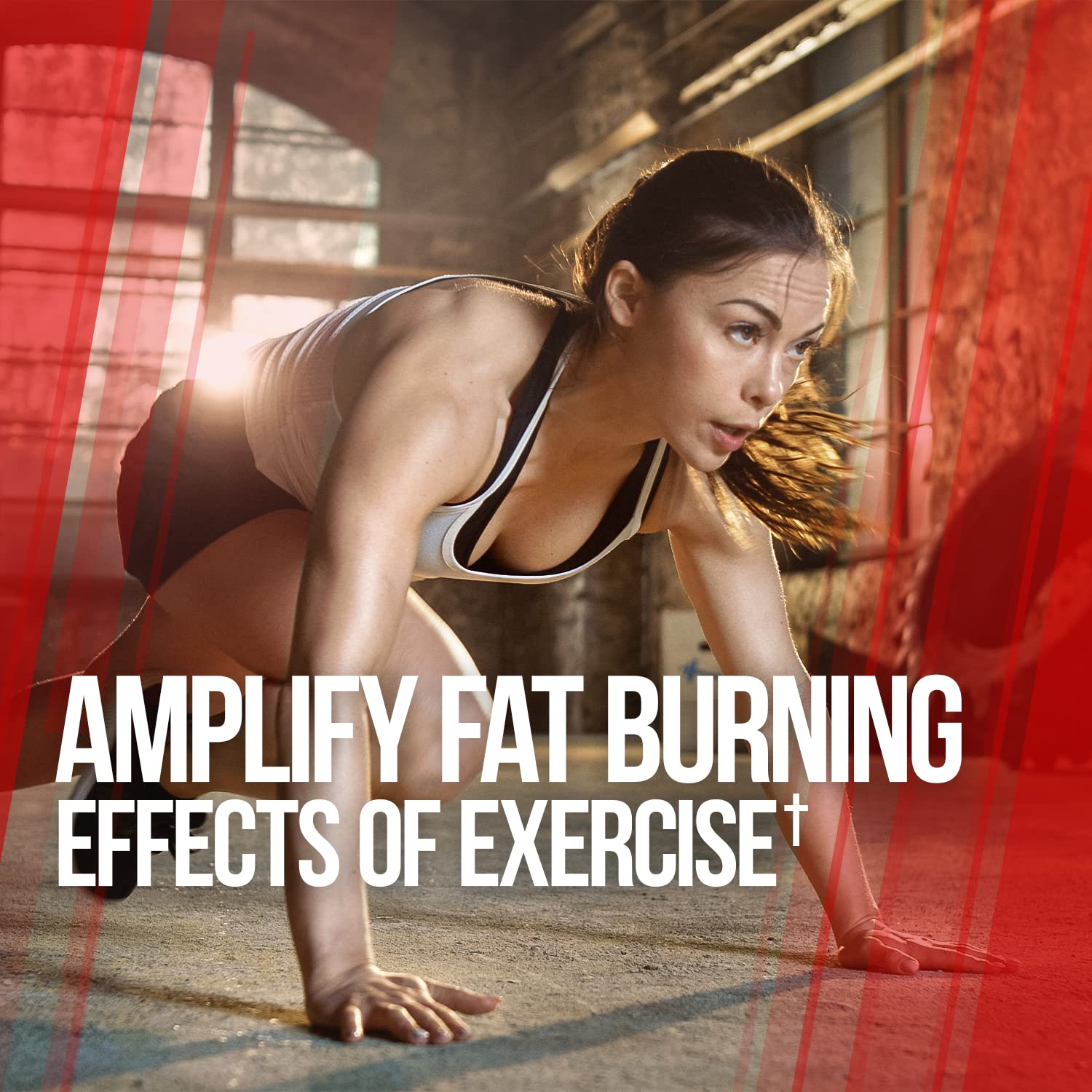 Lifestyle image showing energy and workout performance