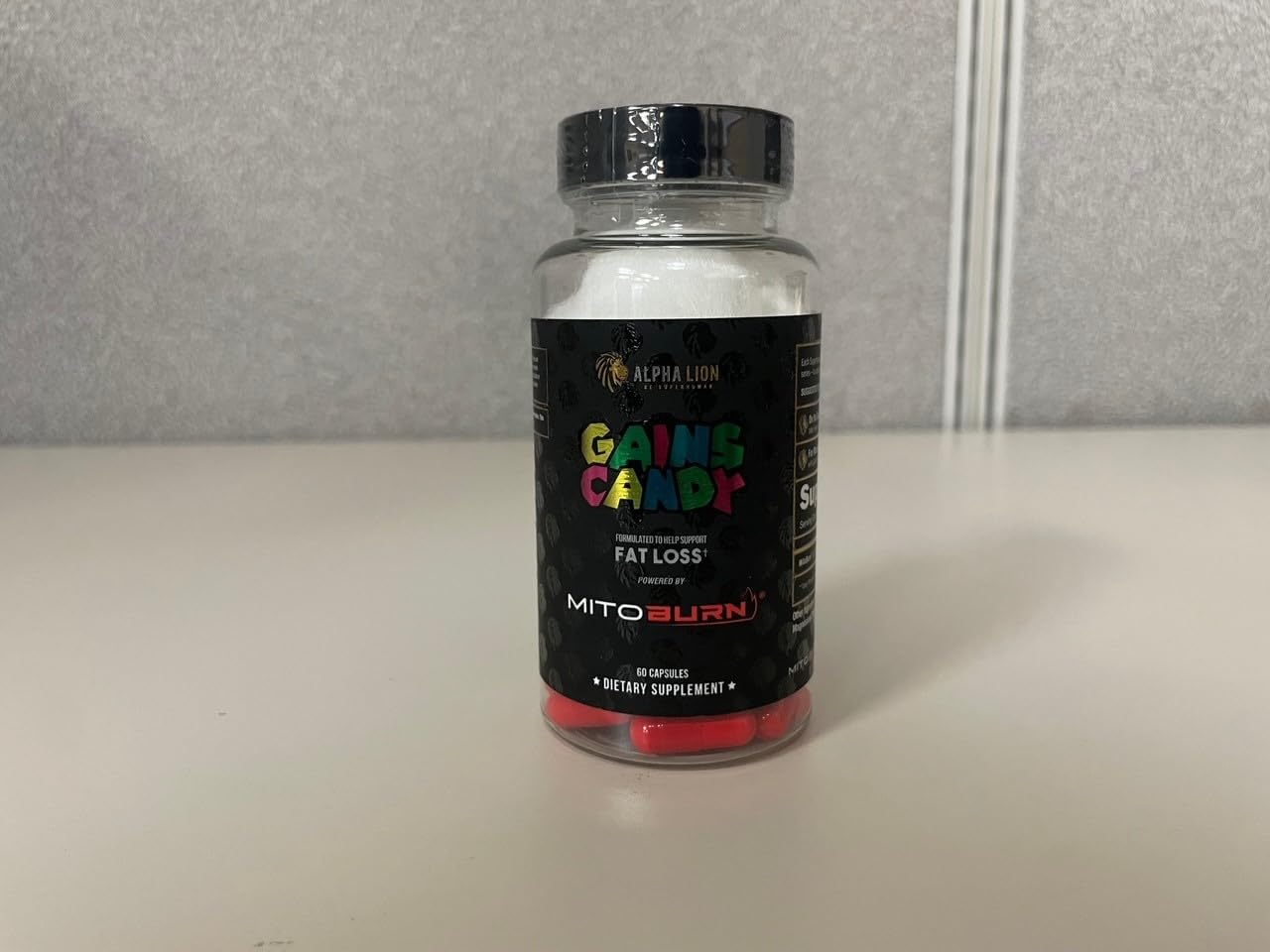 Alpha Lion Gains Candy branding and packaging