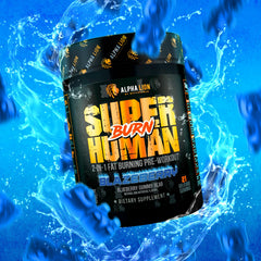 Caffeine matrix illustration for ALPHA LION Burn