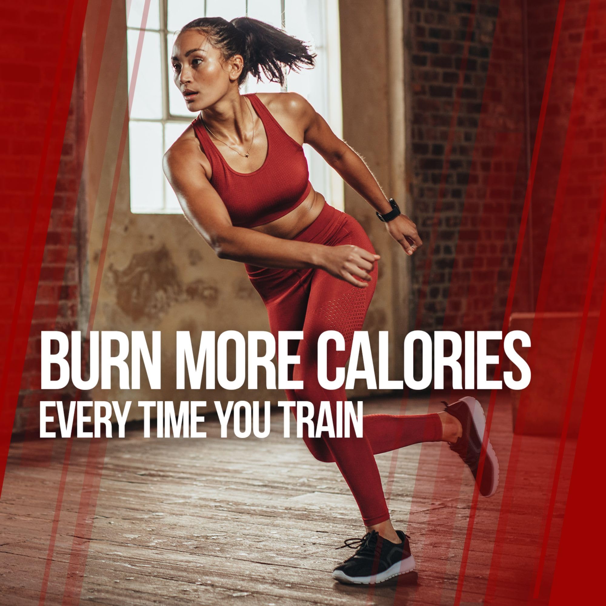 ALPHA LION Superhuman Burn cherry glass features flavorful intake for training