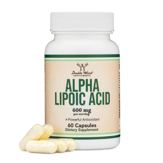 Alpha Lipoic Acid 600mg 60 capsules bottle