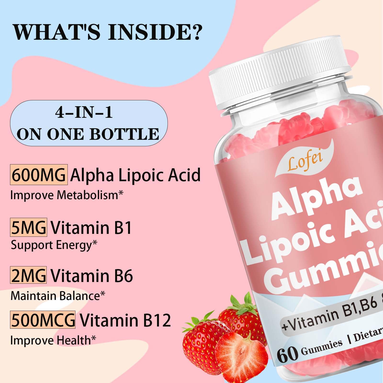 Gummies with tangy raspberry flavor sugar-free pectin-based