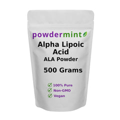 Alpha Lipoic Acid Powder RS-ALA bottle with label
