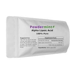 Alpha Lipoic Acid Powder bottle packaging