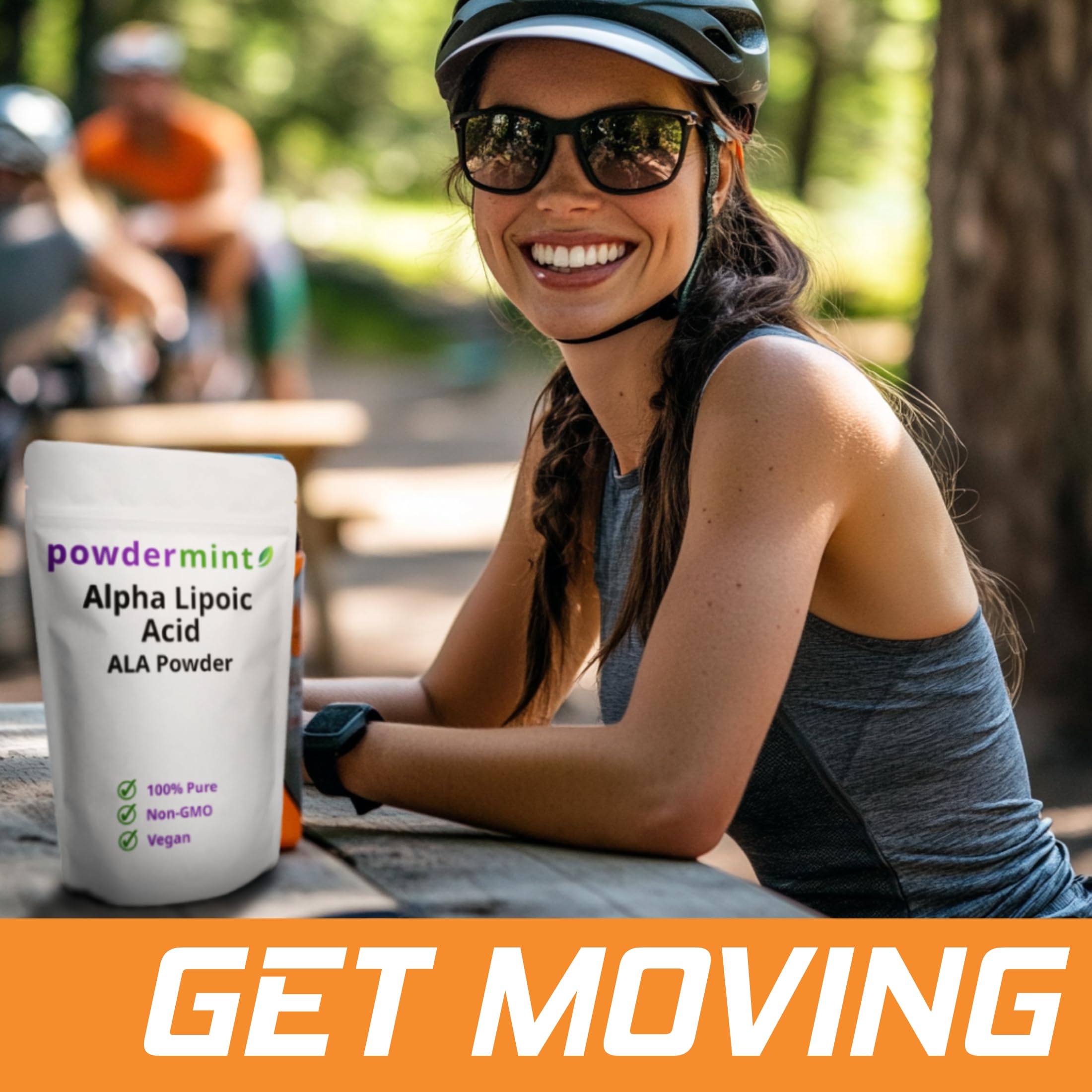 Close-up of RS-ALA powder texture