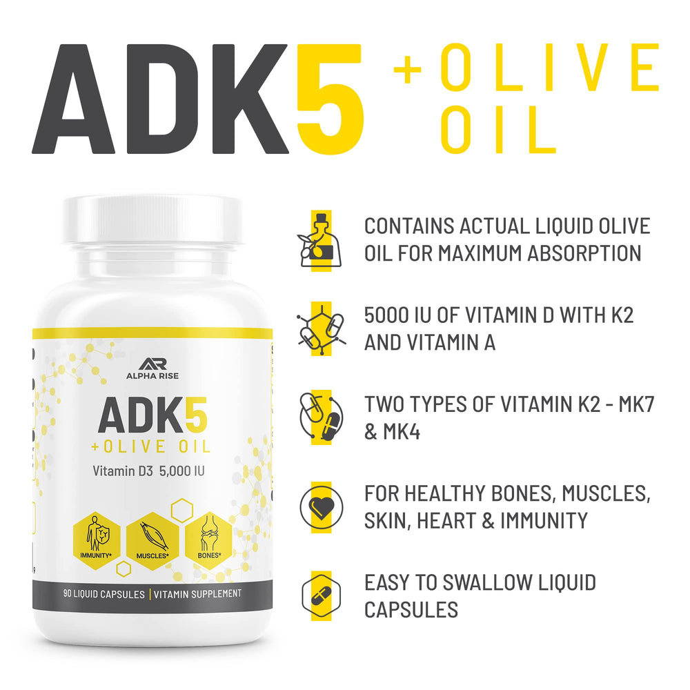 Close-up of ADK capsules showing olive oil content