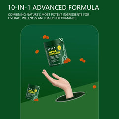 Graphic highlighting 85+ trace minerals and fulvic acid
