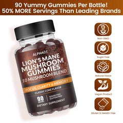 Brain support with Lion's Mane and Cordyceps