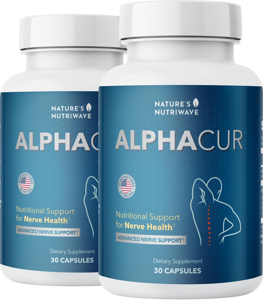 Nature's NutriWave Alphacur bottle with 30 capsules