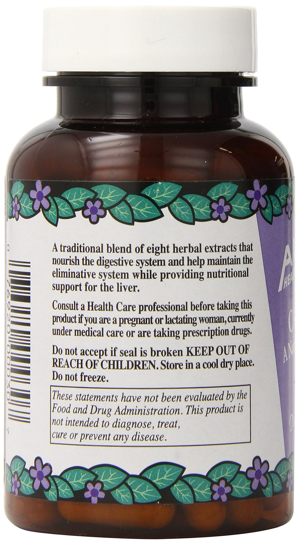 Front view of Alta Health Can-Gest Capsules container label