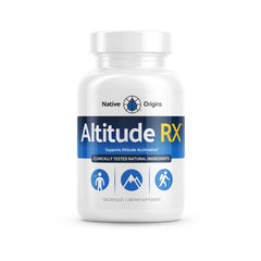 Front view of Altitude RX OxyBoost Complex bottle on white background