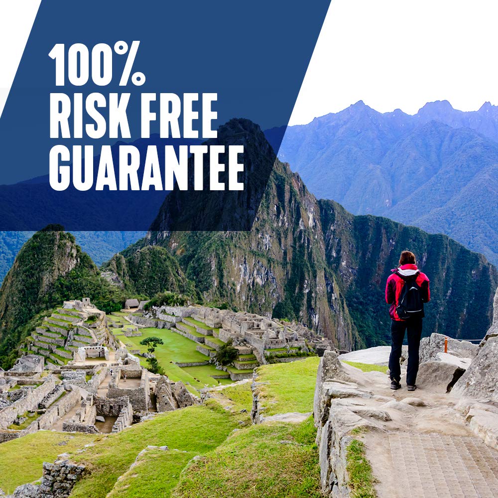 Person taking Altitude RX OxyBoost while hiking