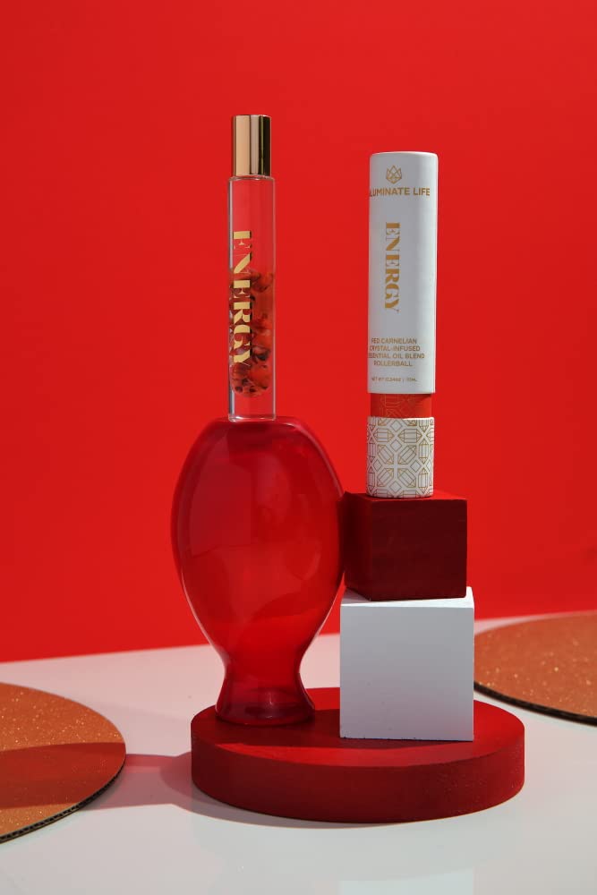 Aromatherapy oil rollerball for skin care and massage