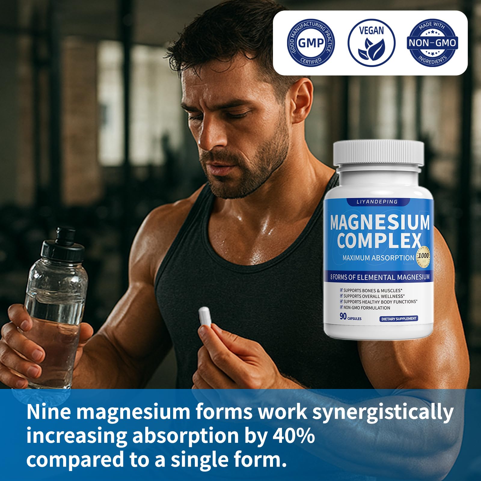 ALVETA Magnesium energy support concept image for daily magnesium supplementation and muscle function