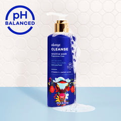 Always Wash bottle top close-up highlighting secure cap for mess-free use