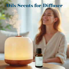 Aromatherapy scene featuring AmaKane Rain oil
